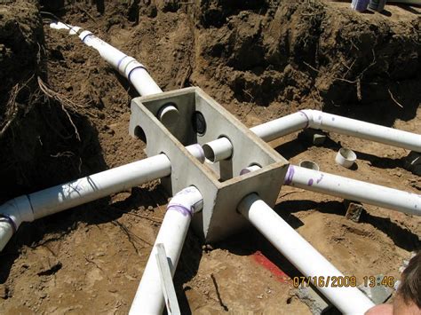 distribution box cistern|septic system distribution box.